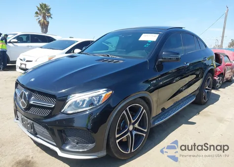 2017 Mercedes-Benz Amg Gle 43 Coupe 4Matic z USA, uszkodzony, nr VIN 4JGED6EB8HA058625